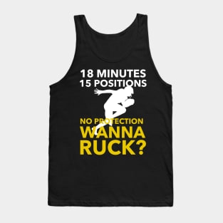 Rugby No Protection Wanna Ruck? Tank Top